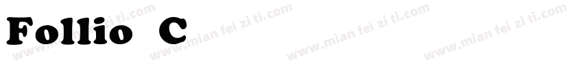 Follio Cooper字体转换